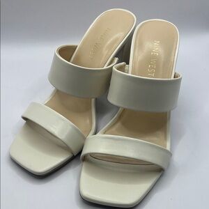Nine West Off-White Women's Mules